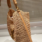 SAINT LAURENT YSL Raffia tote Bag
