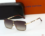 Louis vuitton Stylish oversized travel and vacation sunglasses 6321 Square