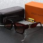 Louis vuitton Trendy Square Bold Frame Sunglasses with Metal Detail (Model 1739) Square