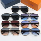 Louis vuitton V-Logo Double Bridge Aviator Sunglasses Aviator
