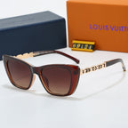 Louis vuitton Cat Eye Sunglasses with Metal Chain Detail (Model 69124) Cat-Eye