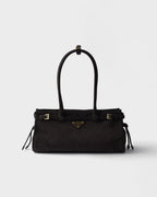 Prada Bonnie medium  suede handbag