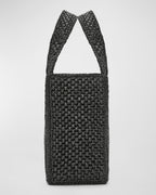LOEWE x Paula¡¯s Ibiza Font Tote Small Bag in Raffia