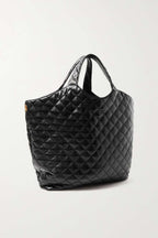 SAINT LAURENT Icare extra large embellished quilted leather tote60 × 39 × 8 cm