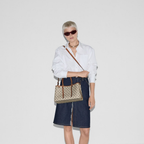 GUCCI GG Emblem Medium Tote Bag