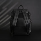 Prada Nylon & Leather Multi-Pocket Backpack – Black