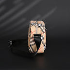 Burberry Vintage Check Canvas Crossbody Messenger Bag