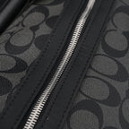 Coach Metropolitan Duffel Bag in Signature Black Canvas