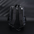 Gucci GG Supreme Monogram Backpack with Web Stripe