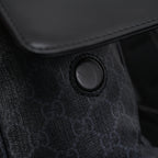 Gucci GG Supreme Monogram Backpack with Web Stripe