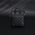 Louis Vuitton Soft Trunk Messenger – Monogram Eclipse Canvas with Silver Chain