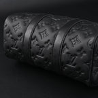 Louis Vuitton Keepall Bandoulière 50 – Monogram Shadow Black Leather