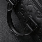 Louis Vuitton Keepall Bandoulière 50 – Monogram Shadow Black Leather