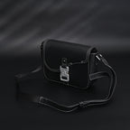 Dior Saddle Crossbody Bag – Black Grained Calfskin with Silver-Tone Hardware