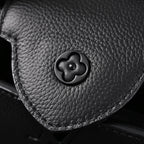 Louis Vuitton Black Grain Leather Mini Top Handle Bag With Chain Strap