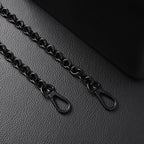 Louis Vuitton Black Grain Leather Mini Top Handle Bag With Chain Strap