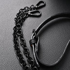 Louis Vuitton Black Grain Leather Mini Top Handle Bag With Chain Strap
