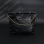 Chanel 19 Flap Bag – Black Quilted Lambskin with Gold & Ruthenium Hardware