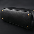 Miu Miu Leather Tote Bag – Classic Black