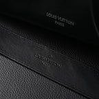 Louis Vuitton Montaigne Black Mahina Leather Shoulder Bag