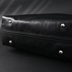 Louis Vuitton Black Mahina Leather Hobo Shoulder Bag
