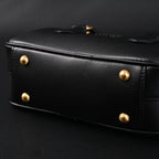 Miu Miu Leather Top Handle Satchel – Classic Black