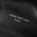 Louis Vuitton Black Mahina Leather Hobo Shoulder Bag