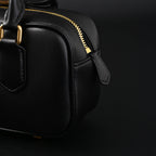Miu Miu Leather Top Handle Satchel – Classic Black