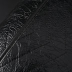 Saint Laurent Niki Medium Black Crinkled Leather Shoulder Bag
