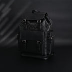 Coach Men’s Leather Backpack – Black Signature Canvas
