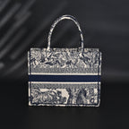 Dior Book Tote Bag – Blue Toile de Jouy Embroidery