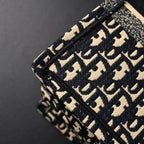 Christian Dior Medium Book Tote – Black Oblique Embroidery