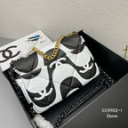Chanel 19 Flap Bag medium black ecru
