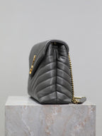 YSL Loulou Small Bag Gray
