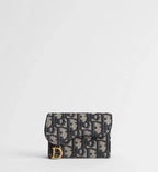 Dior Saddle Bloom Card Holder