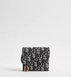 DIOR Saddle Lotus Wallet
