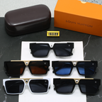 Louis vuitton Geometric Triangle Detail Oversized Square Sunglasses (Model 1984) Square