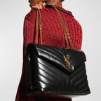 Saint Laurent Loulou Medium YSL Chain Shoulder Bag