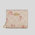 Coach Snap Wallet Floral Print