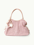 Washed Leopard Dimsum Bag Pink
