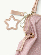 Washed Leopard Dimsum Bag Pink