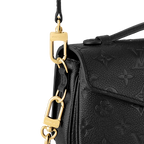 LV Pochette Métis East West Monogram Canvas Handle Crossbody Bag with Chain Strap and Leather Trim (21.5 x 13.5 x 6) cm