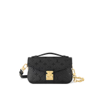 LV Pochette Métis East West Monogram Canvas Handle Crossbody Bag with Chain Strap and Leather Trim (21.5 x 13.5 x 6) cm
