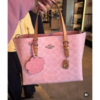 Coach Mollie Tote 25 in Powder Pink